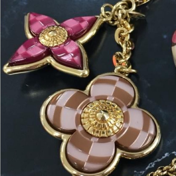 EUC Authentic Louis Vuitton Bijou Mosaic/ Gold Bag Charm - Picture 2 of 5